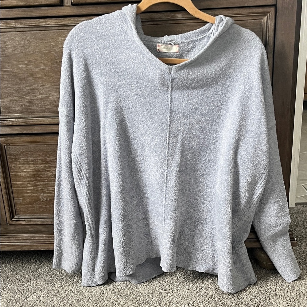 Altar'd State Light Grayish purple Cowl Neck Sweater